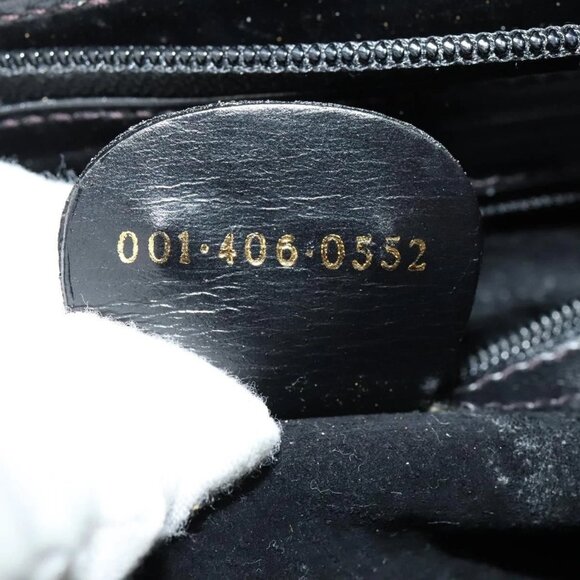 GUCCI Web Sherry Line Shoulder Bag Leather Black Gold 001 406 0552 Auth ep10387 - Picture 12 of 16